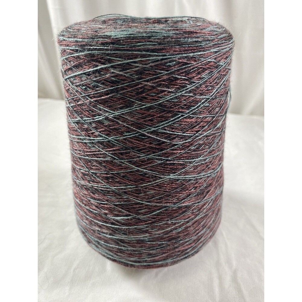 Cone Yarn Spool Yarn Black Red Blue Mix 500g Net Weight #797